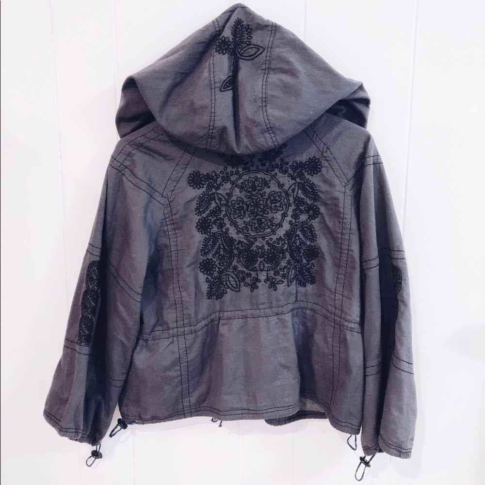 FREE PEOPLE Light Embroidered Jacket